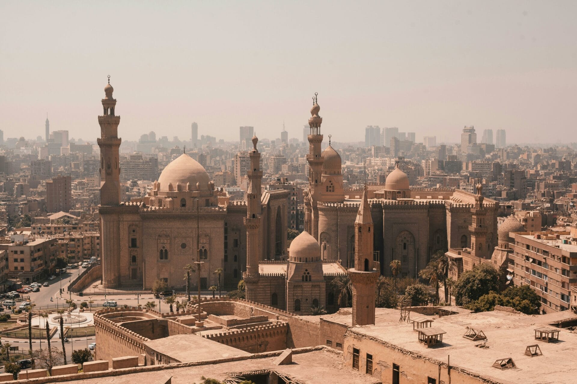 Drone Shot of City Buildings, Cairo. Photo by Omar Elsharawy via Pexels.