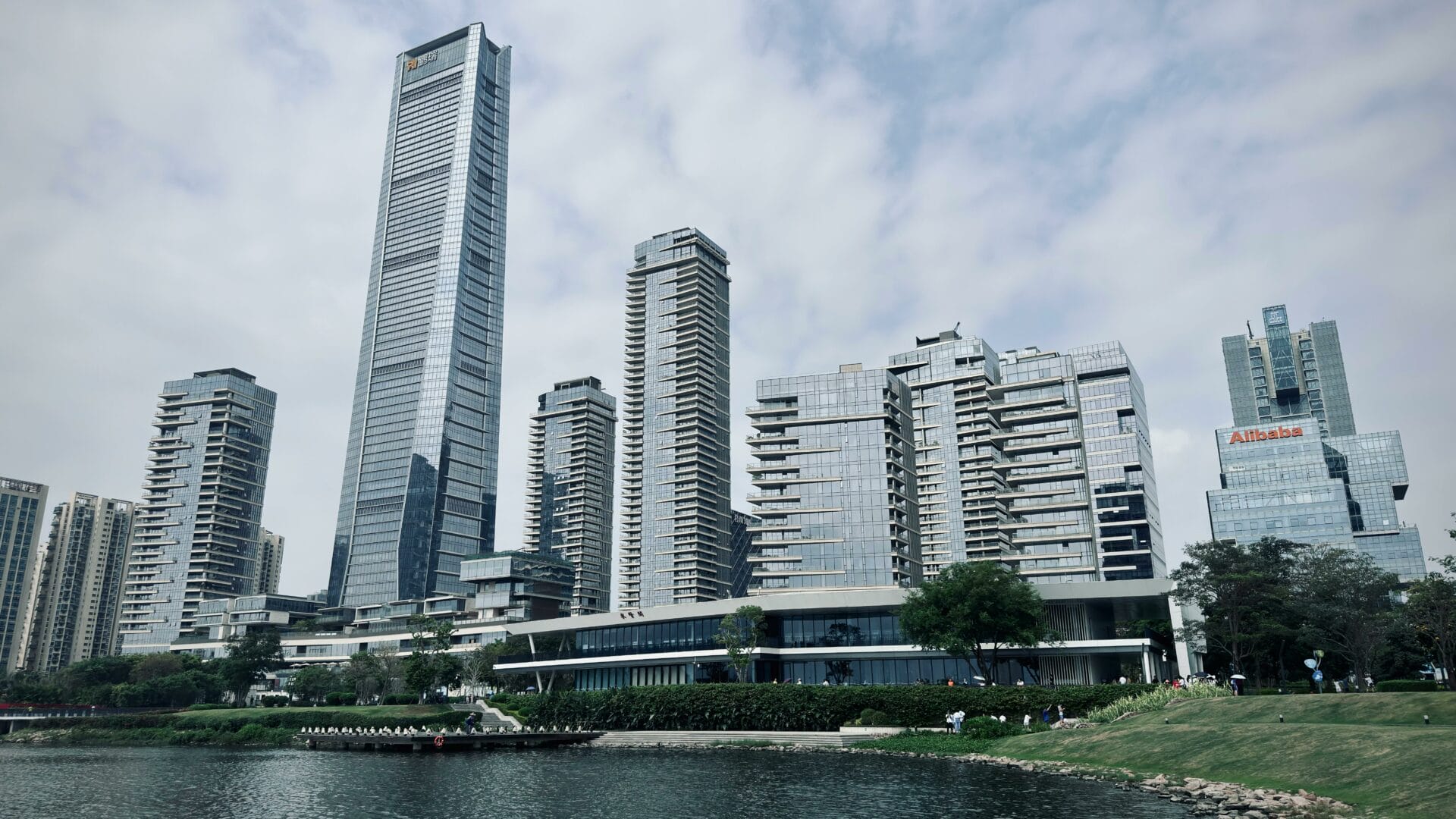 One Shenzhen Bay Tower 7 on Sea Shore in Shenzhen.