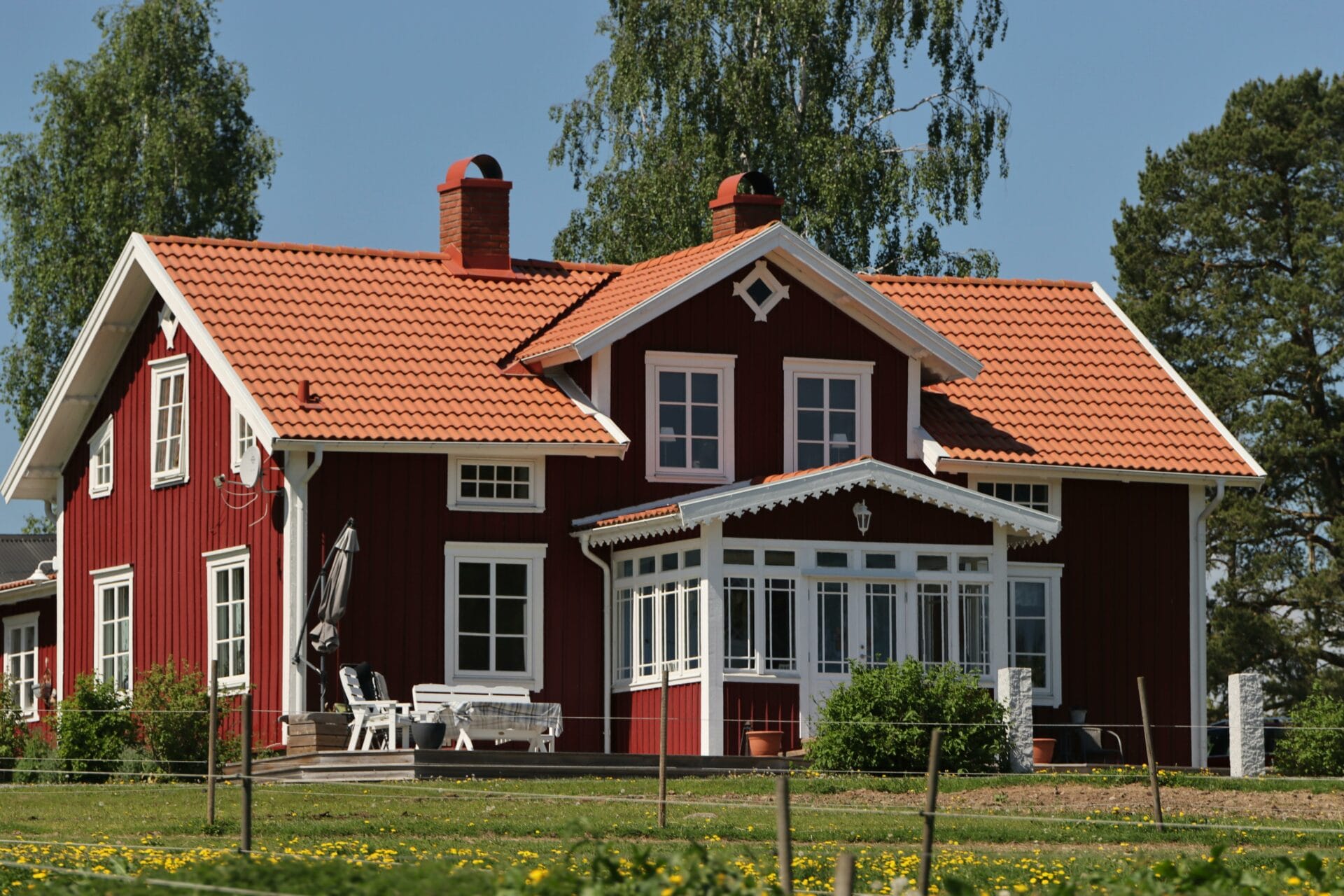 Scandinavian House in Efrem, Sweden. Jönköping, Jonkoping County, Sweden. Photo by Efrem Efre via Pexels.