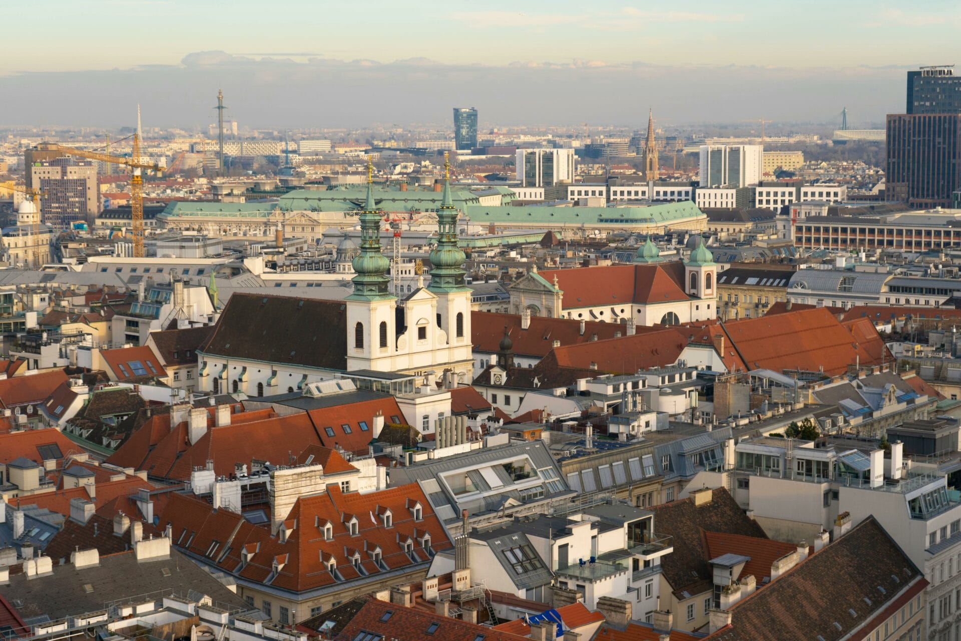 Panorama of Vienna, Austria