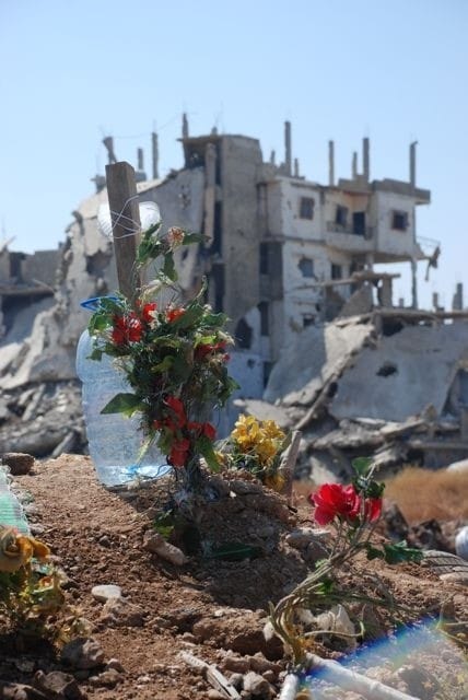 Nahr El Bared, Palestinian Refugee Camp, north Lebanon, following the conflict between the Lebanese army and the militant group Fatah al-Islam. Photograph by Deen Sharp 2009