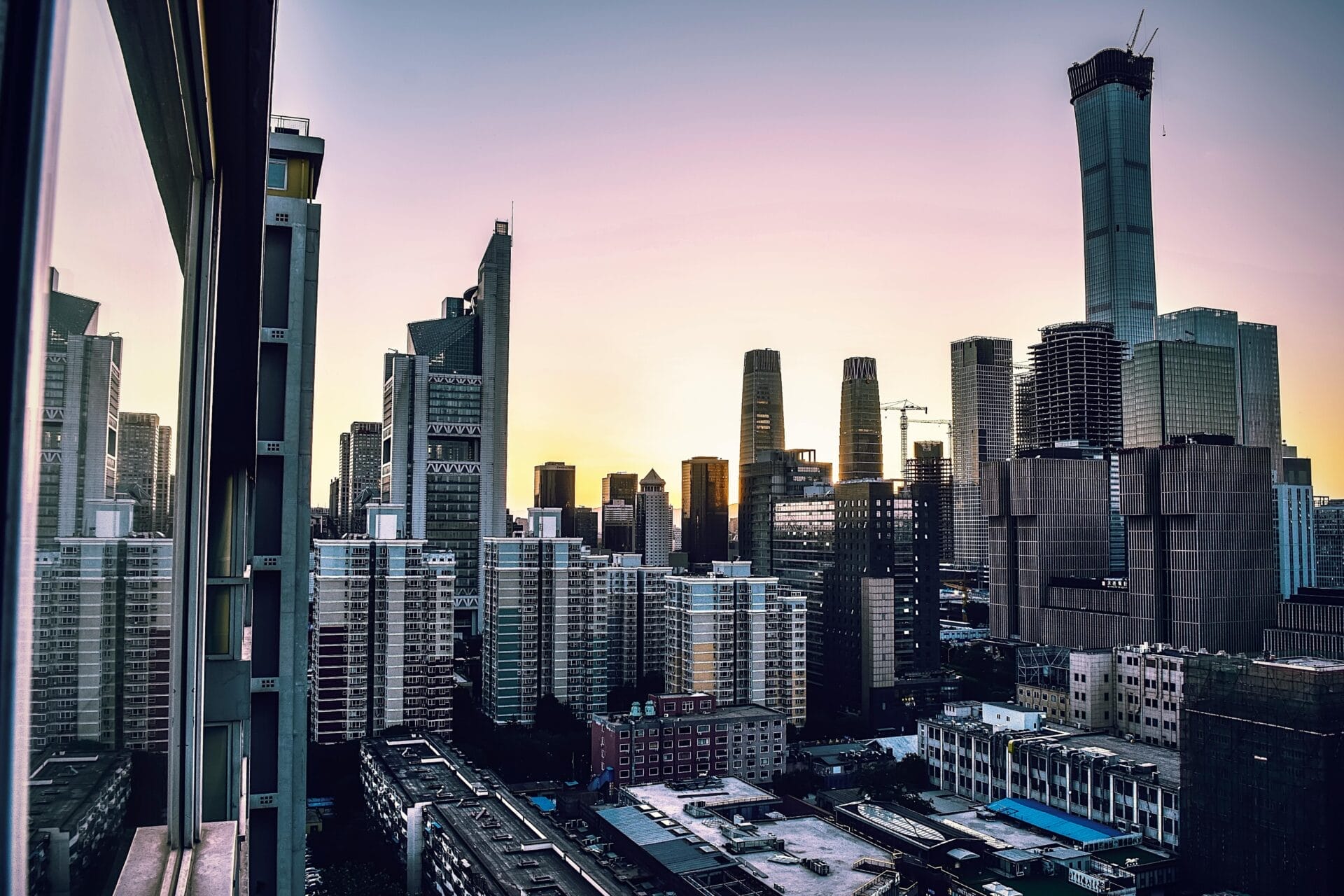 High Rise Buildings. Beijing, China