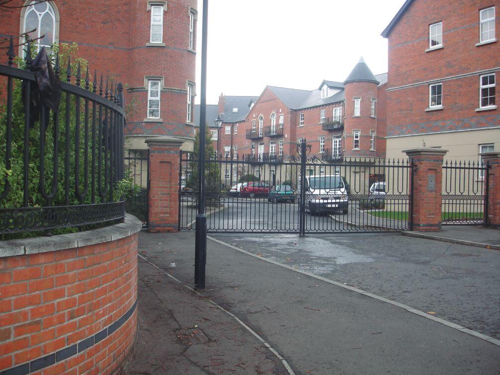 Bell Towers, Upper Ormeau Road. Belfast, Northern Ireland.