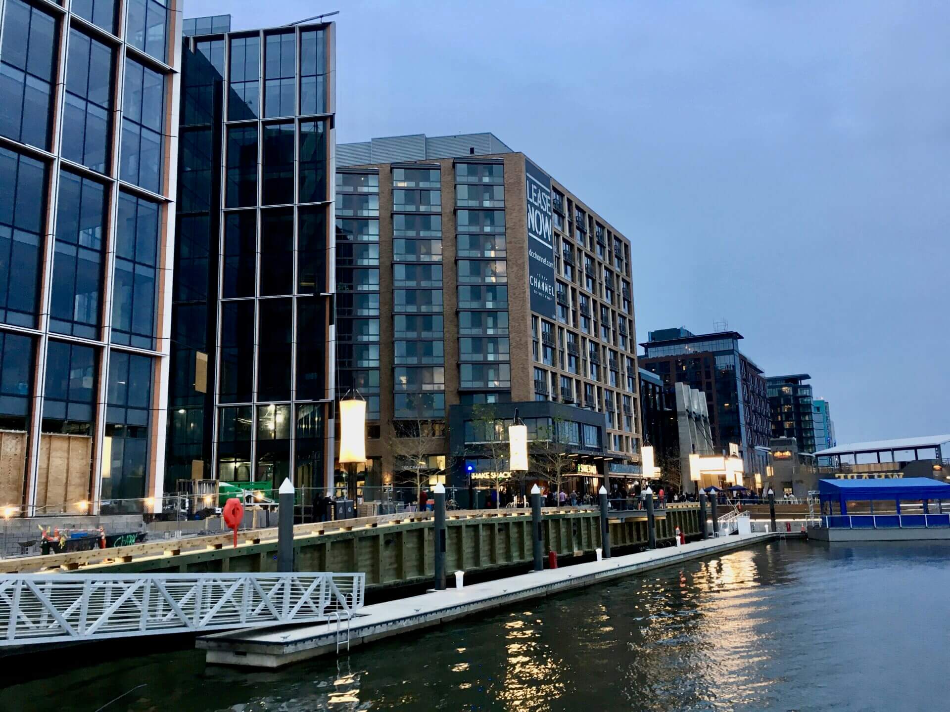 Buildings on the waterfront. Photo by Susanna Schaller